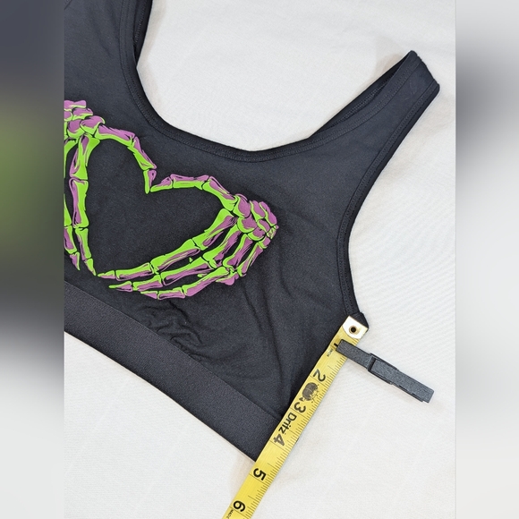 Torrid Skeleton Heart Bralette - Picture 6 of 9